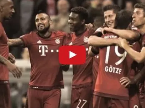 20 bàn thắng đẹp nhất của Bayern Munich mùa 2015/16