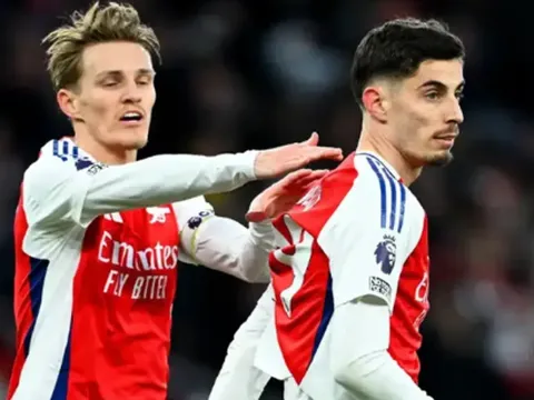 Arsenal đón cú hích từ Odegaard, Havertz trước trận Atletico