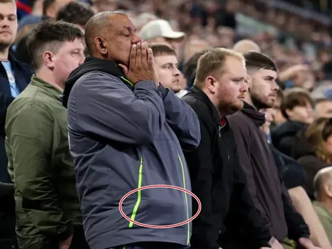 Biểu cảm bàng hoàng của fan Man City gây bão mạng sau trận hòa Everton
