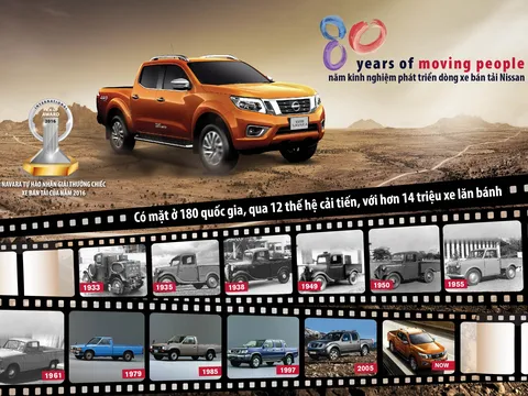 80 năm – Khẳng định thương hiệu xe bán tải Nissan