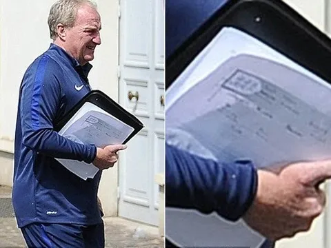 SIÊU NÓNG: Trợ lý của Roy Hodgson vô ý để lộ đội hình tuyển Anh trước Nga?