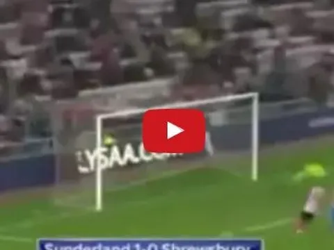 Adnan Januzaj có tuyệt phẩm ra mắt Sunderland vs Shrewsbury Town