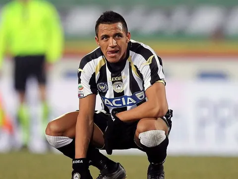 Alexis Sanchez khi còn tung hoành ở Serie A