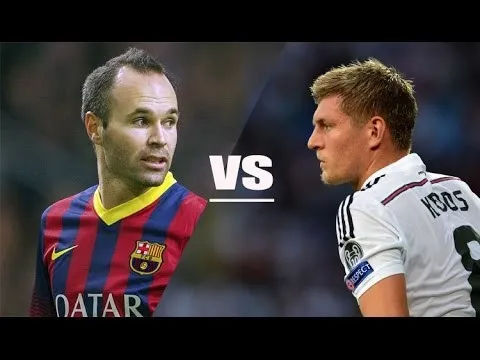 Andres Iniesta vs Toni Kroos - Ông chủ tuyến giữa
