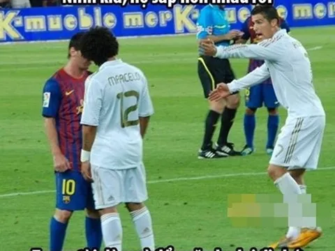 Ảnh chế: Củ tỏi ‘ngồi chơi’ mời thánh Tôn ‘xơi nước’; CR7 tá hỏa vì M21 cướp người tình M12