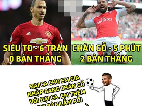 Ảnh chế: FC Thuốc Nhuộm ‘cân’ cả giải đấu; ‘Đấng tối cao’ Ibra hạ mình năn nỉ xin gia nhập bang Chipu