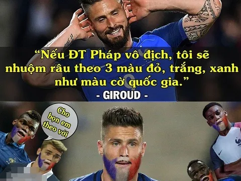 Ảnh chế: Martial "học đòi" Oliver Chipu nhuộm râu ba màu; Bồ Đào Nha "van xin" CR7 tránh xa EURO 2016