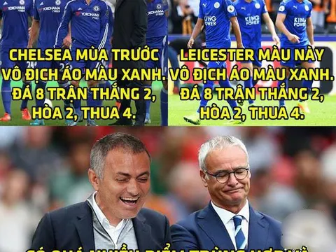 Ảnh chế: Mourinho cười trên nỗi đau của HLV Ranieri; Công Phượng - Tuấn Anh ẵm "giải khủng" ở J-League 2