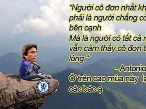 Ảnh chế: “Người đặc biệt” dụng binh như thần; “Độc cô cầu bại” Conte mong được thua sấp mặt