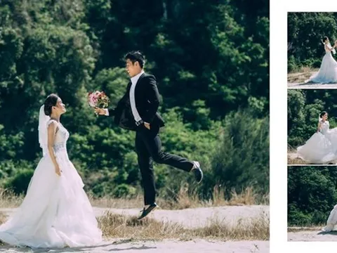 Ảnh cưới lãng mạn của cựu tiền vệ U23 Việt Nam và bạn gái