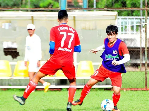 Minh Vương cùng đồng đội quyết chiến trên sân Long An