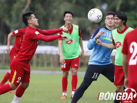 ĐT Việt Nam thoải mái trước cuộc chạm trán Singapore