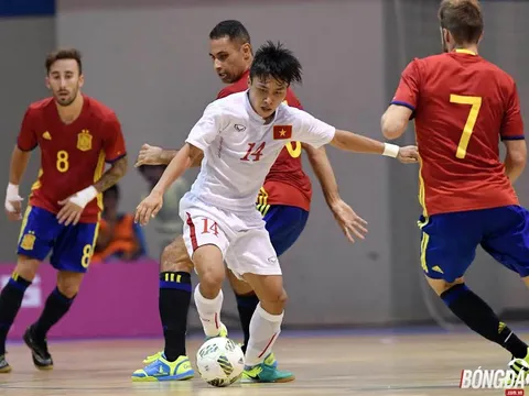 Giao hữu futsal: Tuyển Việt Nam thất thủ 1-4 trước Tây Ban Nha