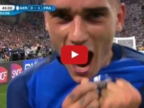 Antoine Griezmann chơi quá hay trong trận Pháp 2-0 Đức