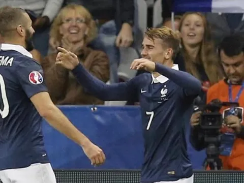 Antoine Griezmann phủ nhận hiềm khích với Benzema