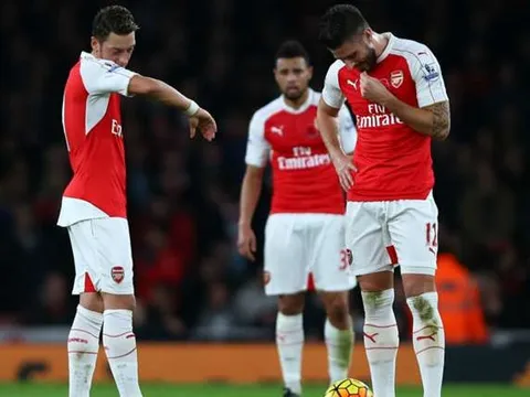 Arsenal mất cùng lúc 3 sao bự trước đại chiến Liverpool