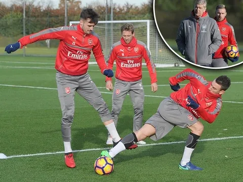 Arsenal tập cực 'sung' trước thềm đại chiến M.U