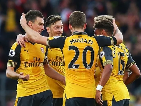 Arsenal thắng nghẹt thở trong ngày tri ân Arsene Wenger