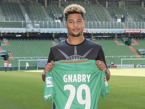 Bàn thắng đầu tiên tuyệt đẹp của Gnabry cho Bremen