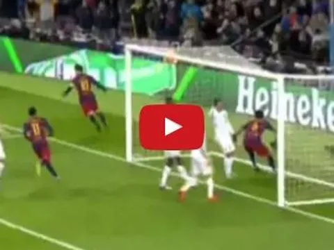 Bàn thắng đẹp nhất Champions League mùa 2014/15 thuộc về Lionel Messi