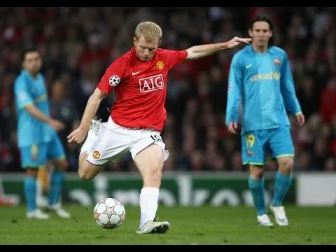 Bàn thắng đỉnh cao của Paul Scholes vs Barcelona