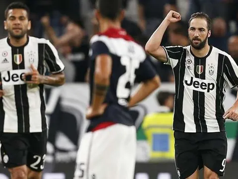 Bàn thắng duy nhất của Gonzalo Higuain vào lưới Cagliari