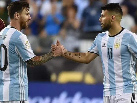 Báo Argentina: Aguero lên tuyển nhờ phe cánh của Messi