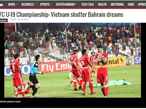 Báo Bahrain tiếc nuối sau thất bại của đội nhà