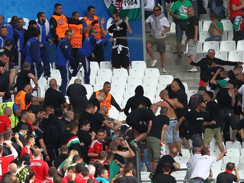 Bạo lực ở EURO: Lần này tới lượt CĐV Hungary - Iceland