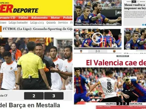'Barca đã ăn cướp trên sân Valencia'