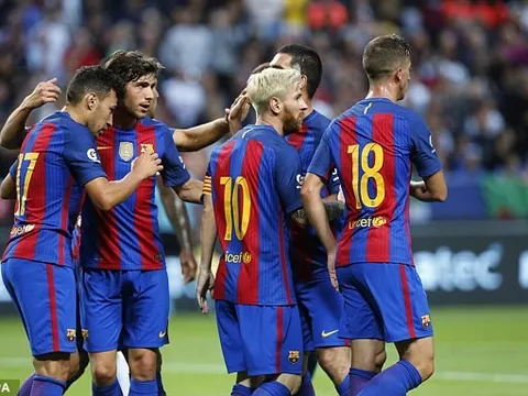 Barcelona 4-2 Leicester (ICC Cup 2016)