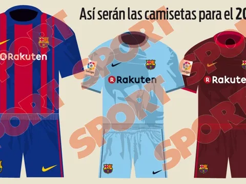 Lộ diện áo đấu mới của Barcelona mùa giải 2017-2018