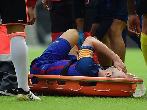 Barcelona có cơ hội đón Iniesta trở lại ở Siêu kinh điển
