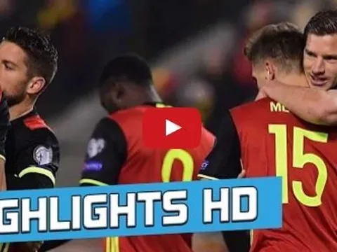 Bỉ 8-1 Estonia (vòng loại World Cup)
