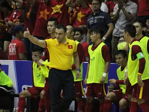 Chia điểm với Ai Cập, HLV Futsal Việt Nam dành lời có cánh cho học trò