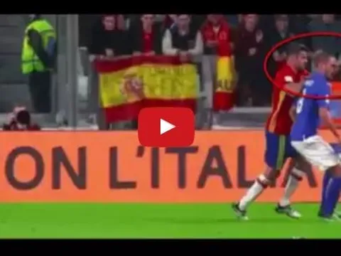 Cận cảnh Diego Costa tát vào mặt Leonardo Bonucci