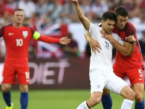 Lallana ghi bàn phút 90+5, Anh nhọc nhằn đánh bại 10 người của Slovakia