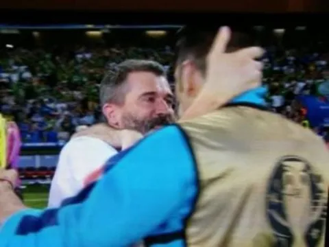 'Người thép' Roy Keane bật khóc khi Ireland vào vòng 1/8 EURO 2016