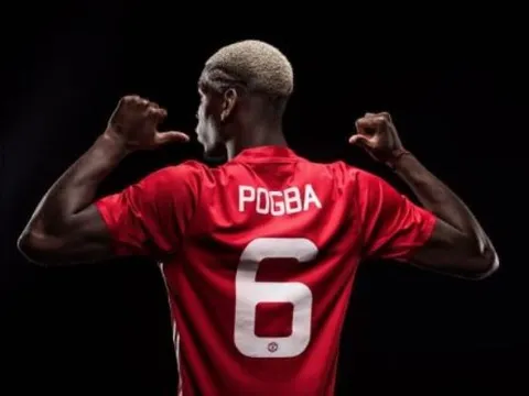 Man United chính thức công bố số áo của Paul Pogba