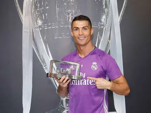 Cầu thủ xuất sắc nhất 2016: Ronaldo số 1, Messi thứ 4