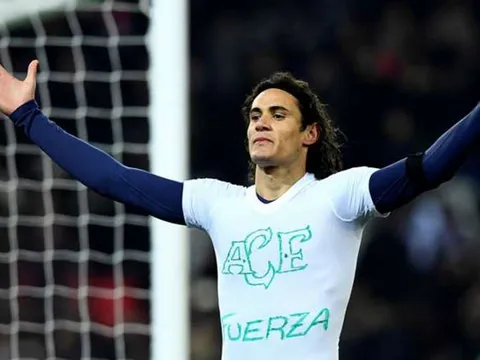 Cavani đạt mốc 100 bàn, PSG vẫn ngậm ngùi xếp sau Nice