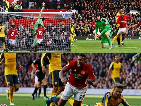 Cech, trọng tài và 'siêu dự bị' Giroud ngăn MU thắng Arsenal