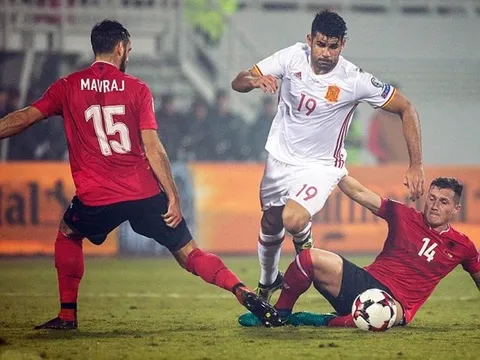 Chật vật đánh bại Albania, Tây Ban Nha đòi lại ngôi đầu