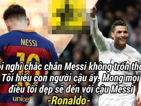 Ảnh chế: Wenger "cắn răng" hi sinh mái tóc vì Arsenal; CR7 ra tay "bảo vệ" Messi  trước scandal trốn thuế