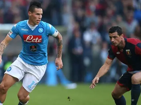 Chia điểm trên sân khách, Napoli mất ngôi đầu