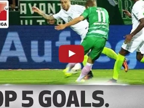 Chicharito có tên trong top 5 bàn thắng đẹp nhất vòng 5 Bundesliga
