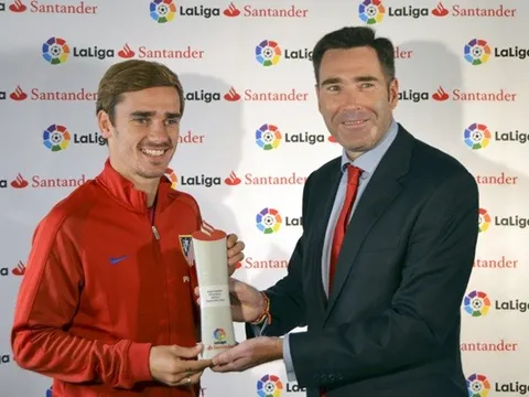 Chính thức: Griezmann xuất sắc nhất La Liga tháng 9