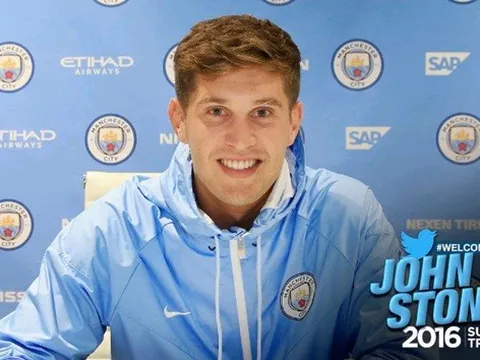 Chính thức: Sau M.U, đến lượt Man City công bố "bom tấn" John Stones