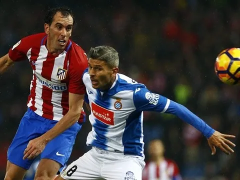 Chùm ảnh: Bị Espanyol cầm chân, Atletico Madrid hụt hơi