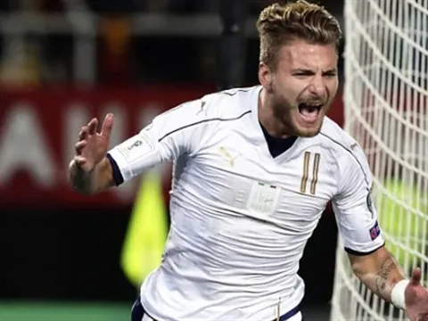 Chùm ảnh: Italia nhọc nhằn hạ gục Macedonia vào phút cuối